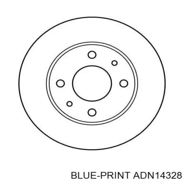 Disco de freno delantero Nissan/Infiniti 4020658A01