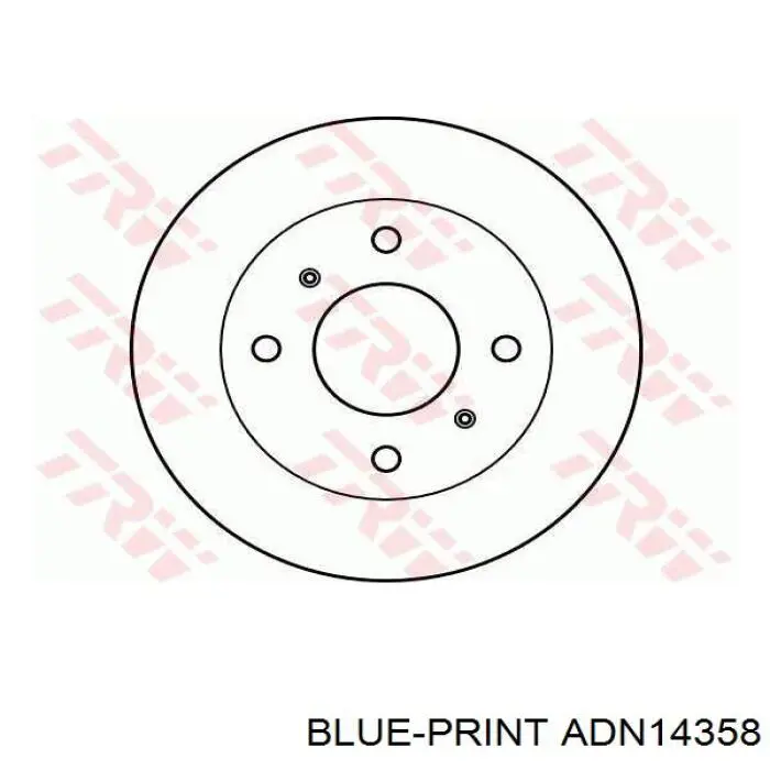 Disco de freno DF2590 TRW