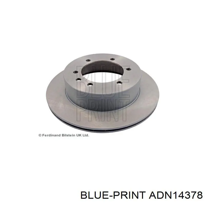 ADN14378 Blue Print disco de freno trasero