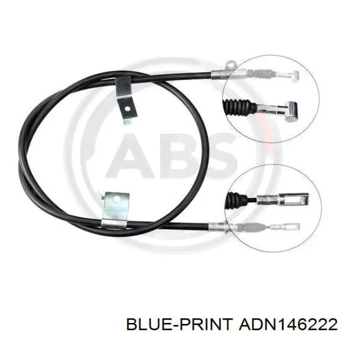 Cable de freno de mano trasero izquierdo para Nissan Primera (P10)