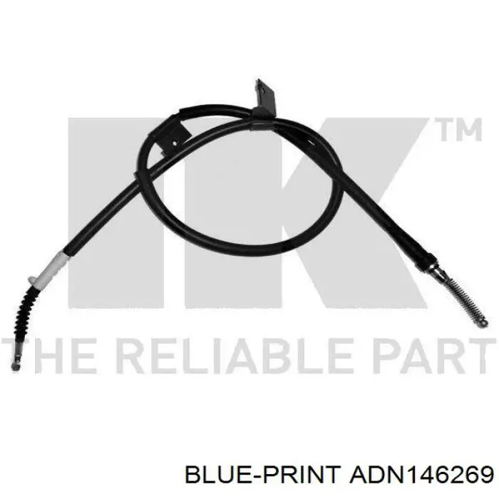 ADN146269 Blue Print cable de freno de mano trasero izquierdo