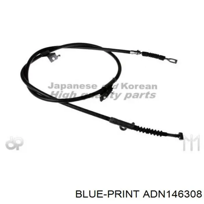 ADN146308 Blue Print cable de freno de mano trasero derecho