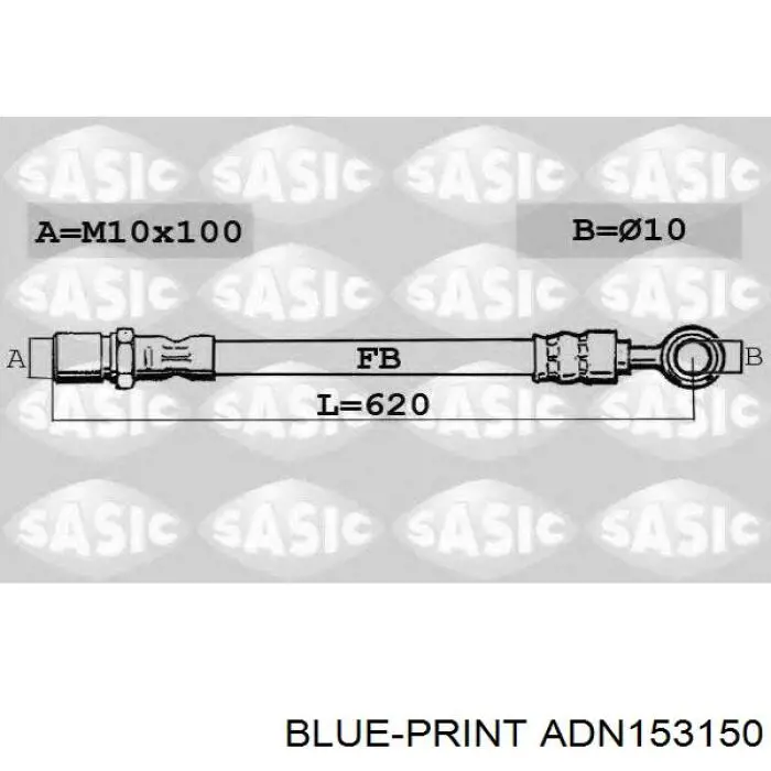 Manguera de freno delantera derecha Nissan/Infiniti 462109U00A precio, desde 12,63 EUR