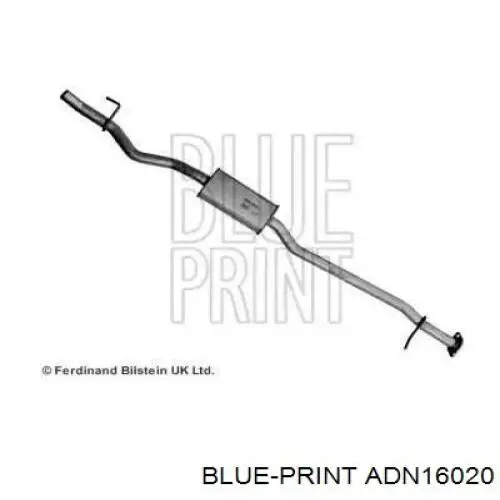 Comprar 20100JD00A Nissan/Infiniti Silenciador delantero