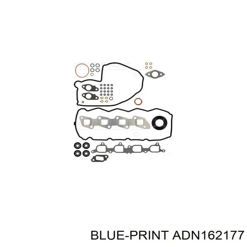ADN162177 Blue Print juego de juntas de motor, completo, superior