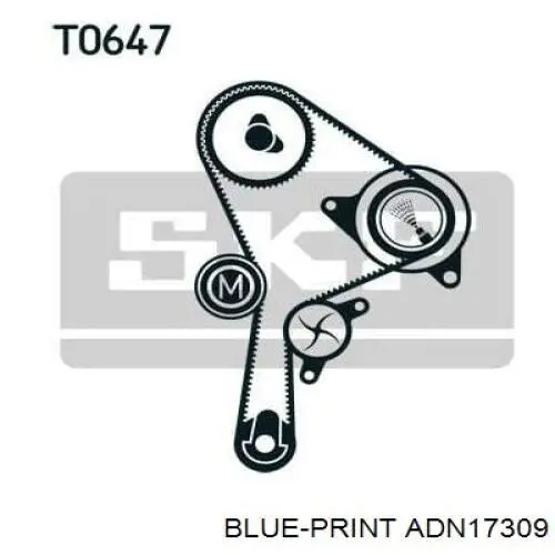 Kit de distribución 8671019549 Renault (RVI)