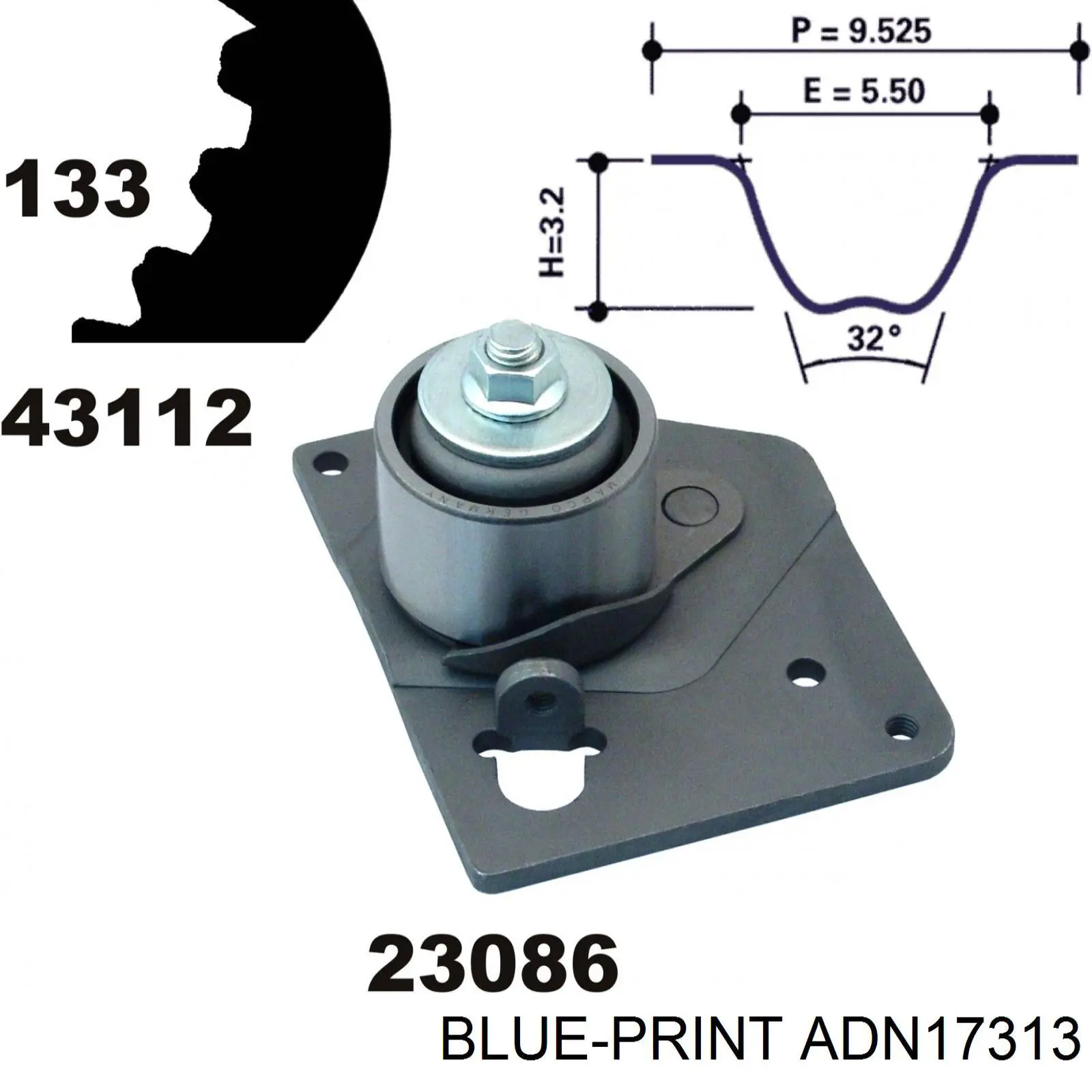 TBK503701 Open Parts Kit correa de distribución