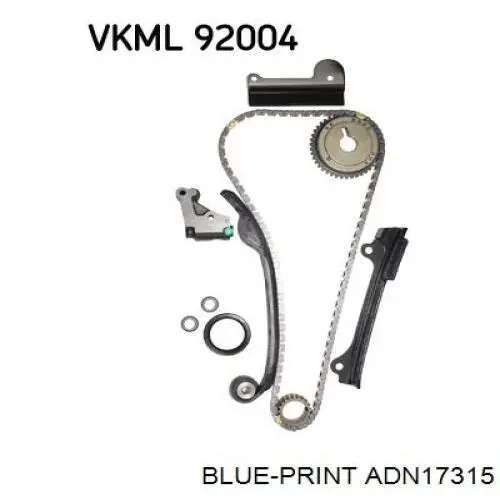 Kit de montaje de la cadena de distribución para Nissan Almera (V10)