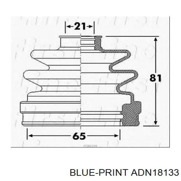 Fuelle, árbol de transmisión, Eje delantero interior para Nissan Primera (P11)