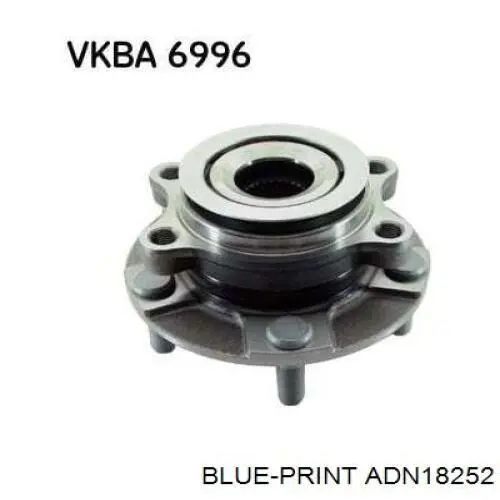 Buje de rueda delantero ADN18252 Blue Print