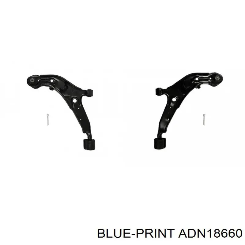 ADN18660 Blue Print barra oscilante, suspensión de ruedas delantera, inferior izquierda
