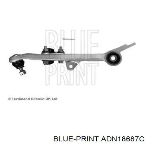 ADN18687C Blue Print barra oscilante, suspensión de ruedas delantera, inferior izquierda