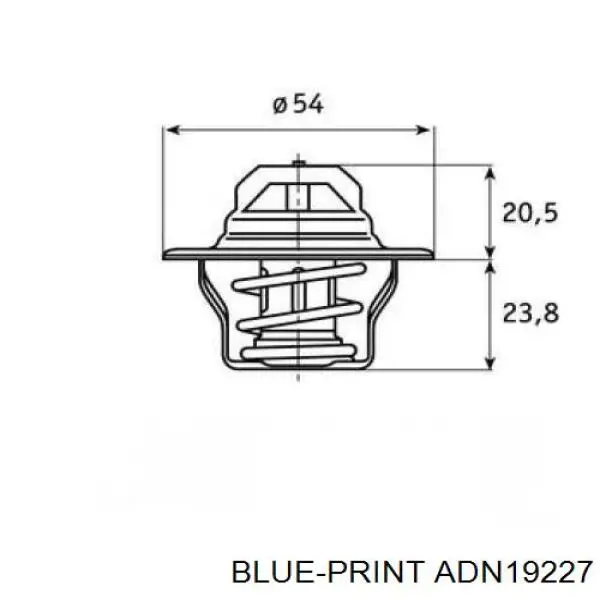 Comprar ADN19227 Blue Print Termostato