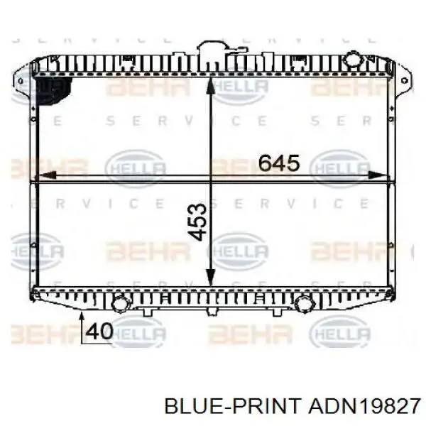 214100F521 Nissan radiador refrigeración del motor