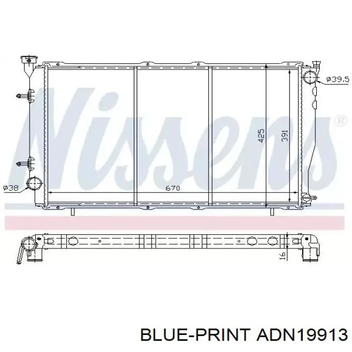 Tapa de radiador Ford Taunus GBS.GBNS