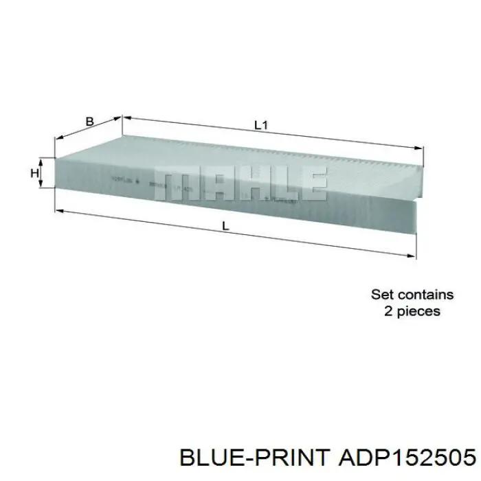 Filtro de polen Bremsi FC0071