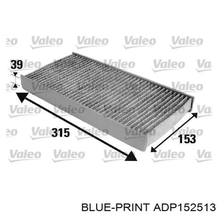 ADP152513 Blue Print filtro habitáculo