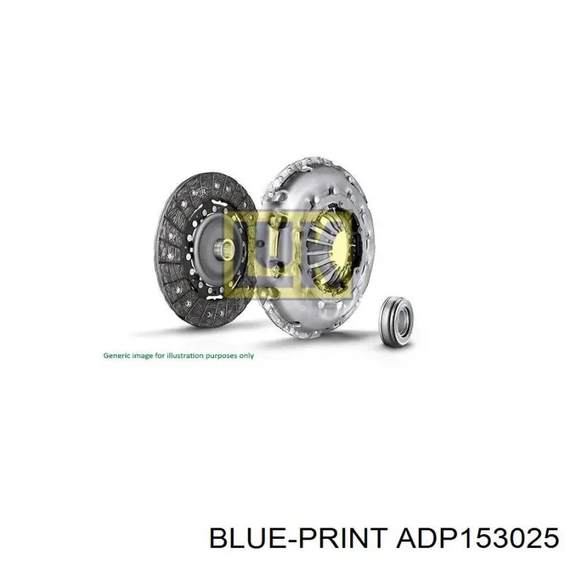 ADP153025 Blue Print kit de embrague (3 partes)