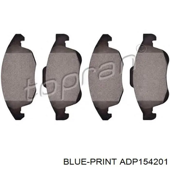 Pastillas de freno delanteras Citroen C4 UA