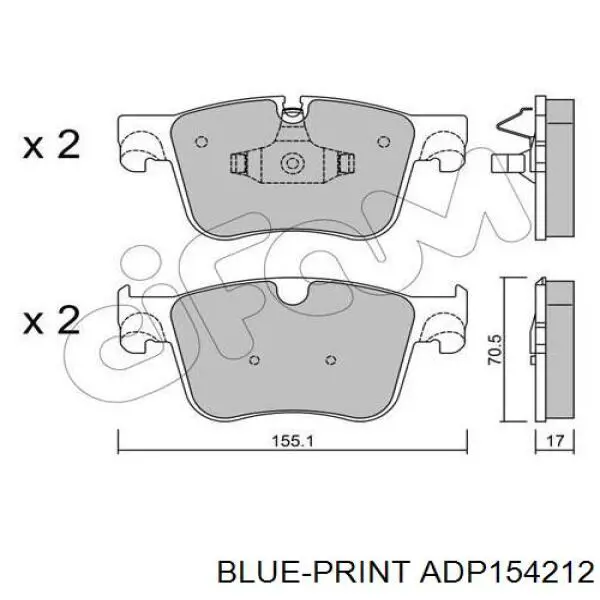 1623162380 Opel pastillas de freno delanteras