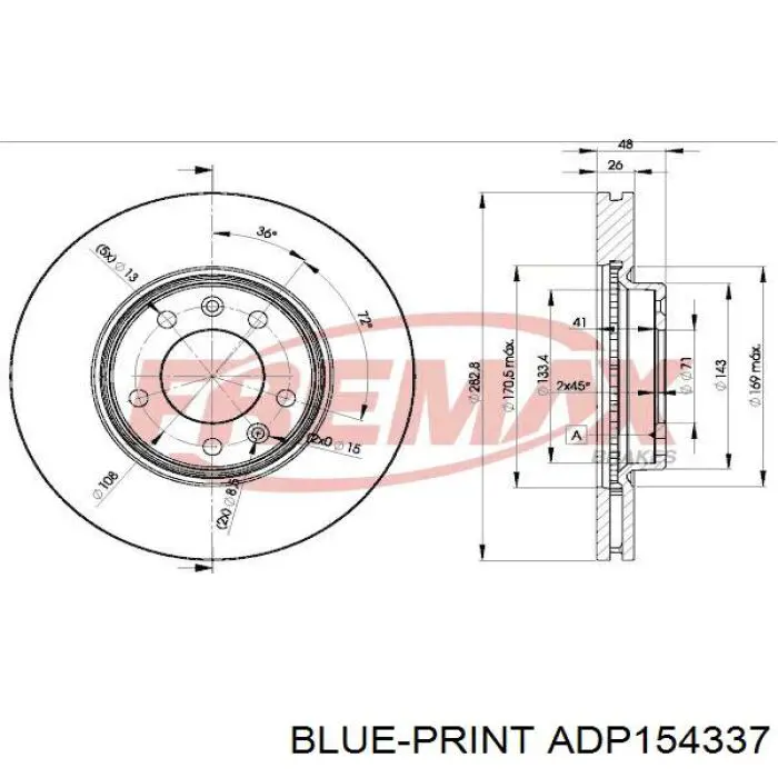 Comprar 1669577380 Peugeot/Citroen Freno de disco delantero