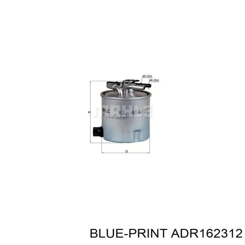 Comprar ADR162312 Blue Print Filtro diesel