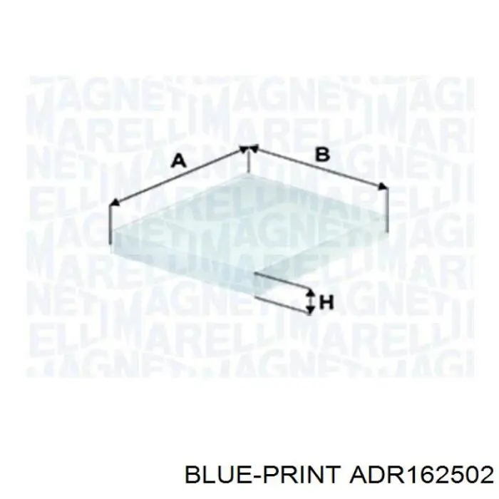 Filtro de cabina Blue Print ADR162502 precio, desde 11,57 EUR
