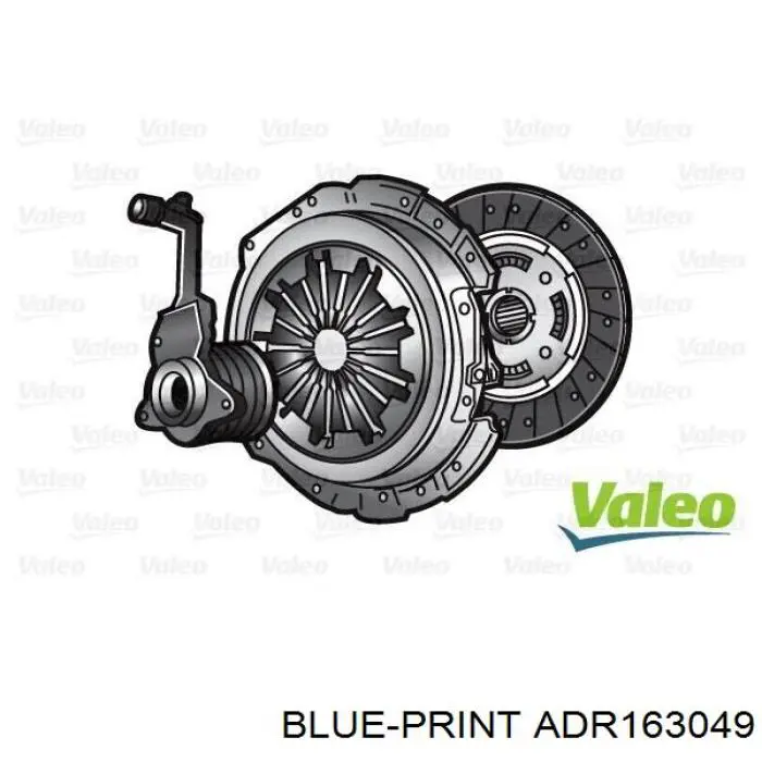 ADR163049 Blue Print kit de embrague (3 partes)