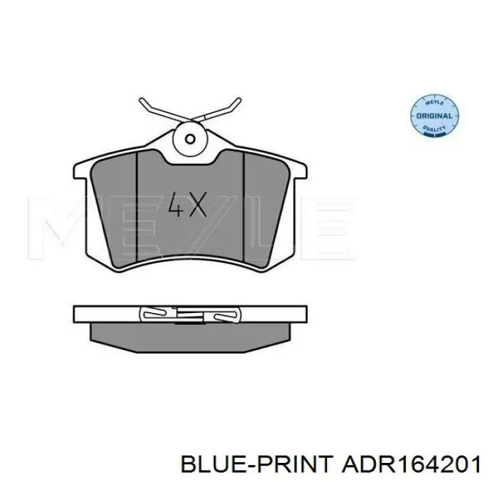 Comprar ADR164201 Blue Print Pastillas de freno traseras