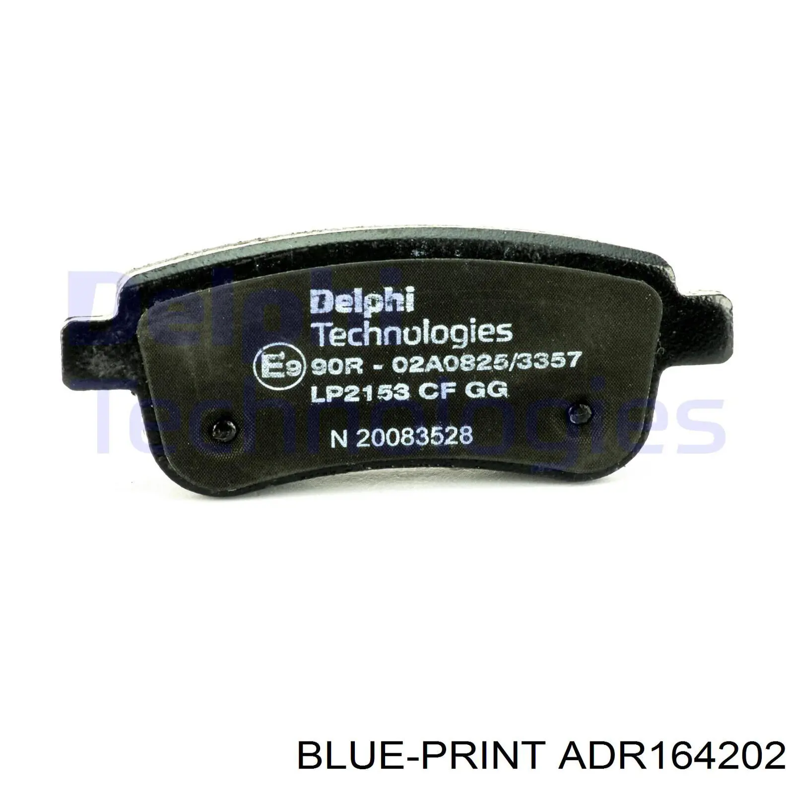 Pastillas de freno traseras ADR164202 Blue Print