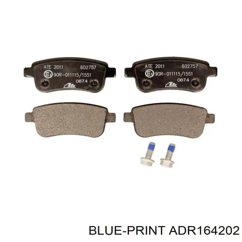 Pastillas traseras de freno Blue Print ADR164202 precio, desde 23,44 EUR
