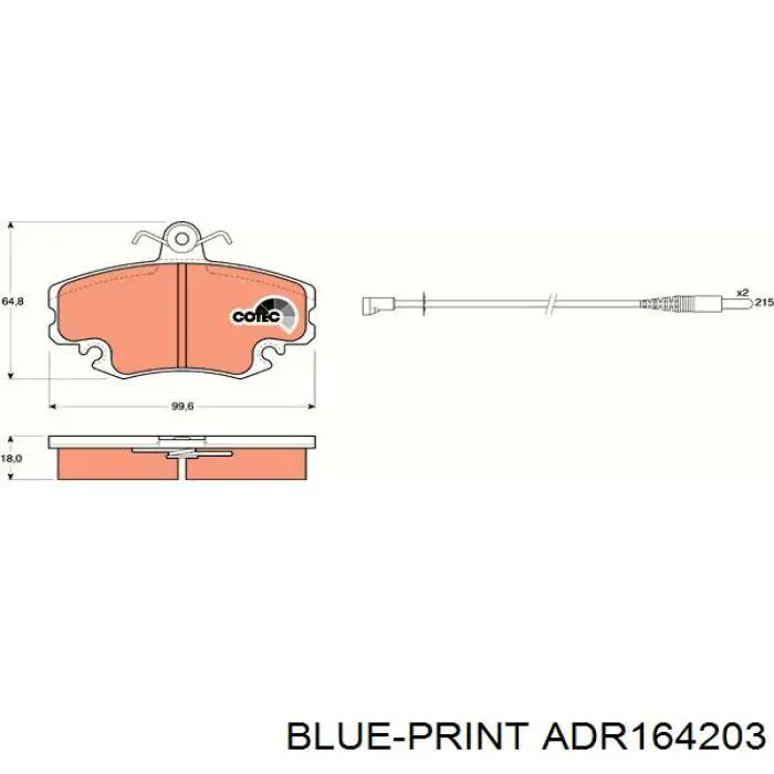 Pastillas de freno delanteras Peugeot 205 2 20A, C