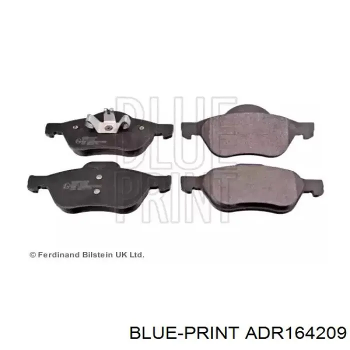 ADR164209 Blue Print pastillas de freno delanteras