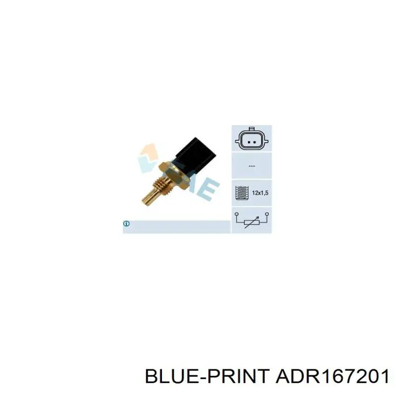 ADR167201 Blue Print sensor de temperatura del refrigerante