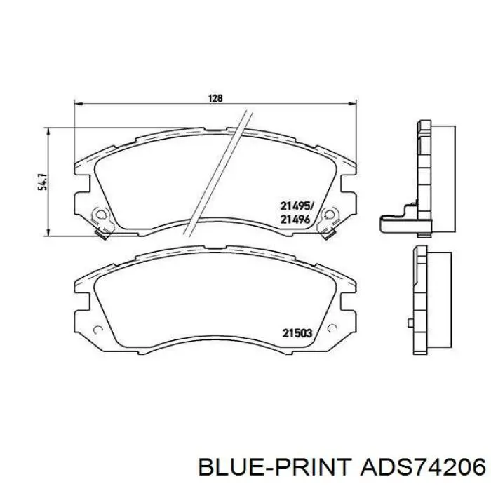 26290AA020 Subaru Pastillas delanteras