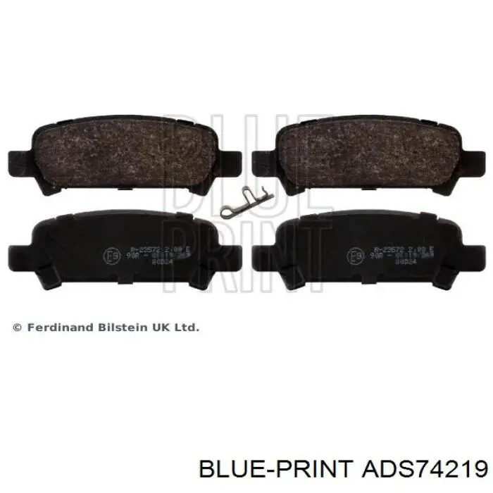 26296FC001 Subaru pastillas de freno traseras