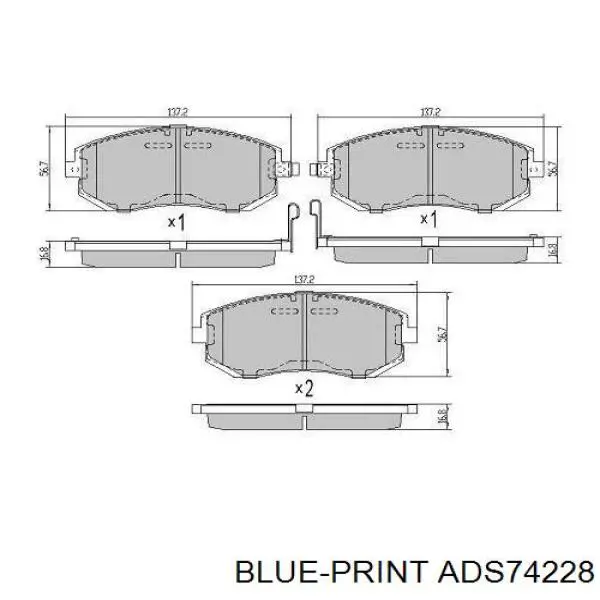 Pastillas de freno delanteras Subaru Impreza 3 GH