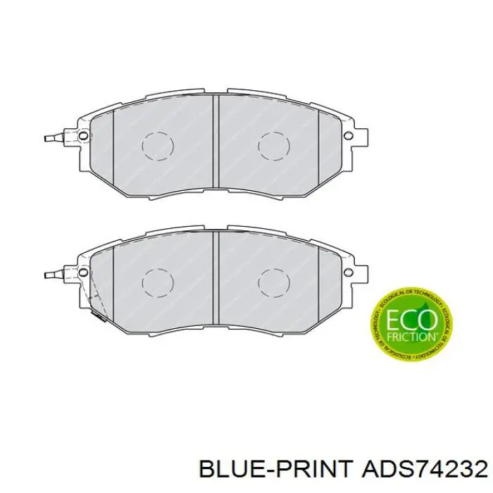 Pastillas de freno delanteras Subaru 26296AL020
