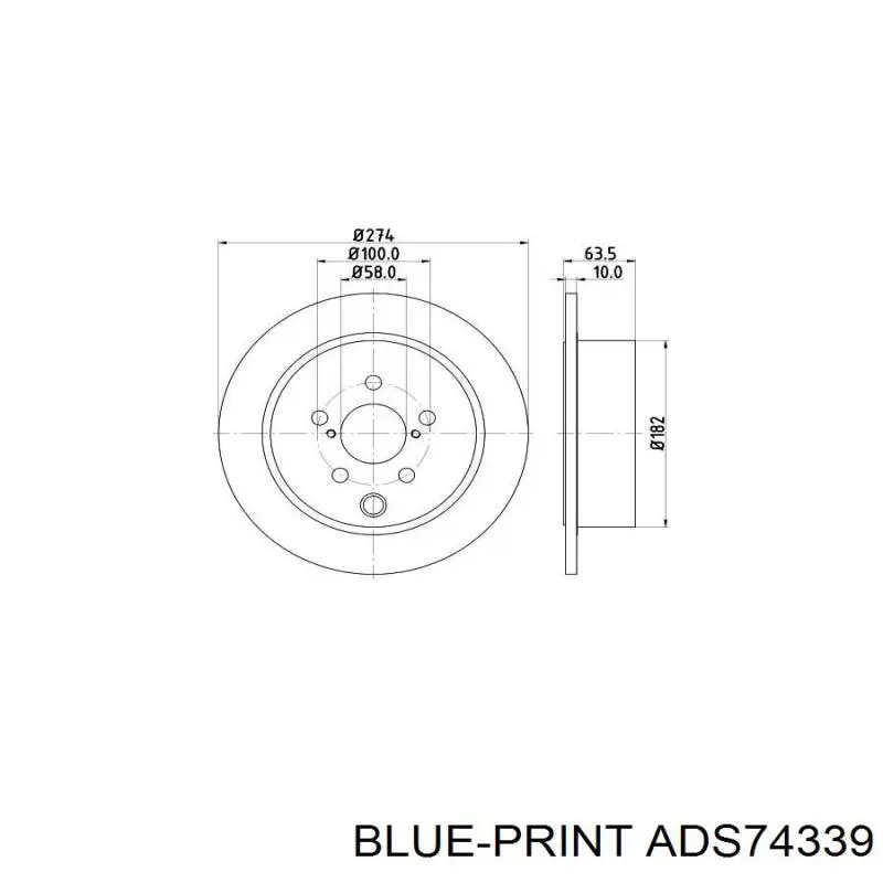 Comprar 9072805 FTE Disco de freno trasero