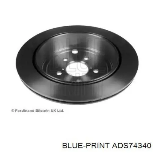 ADS74340 Blue Print disco de freno trasero