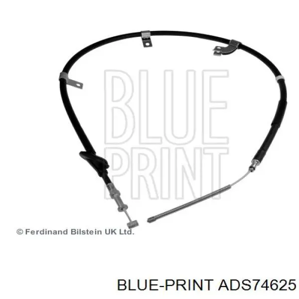 ADS74625 Blue Print cable de freno de mano trasero derecho