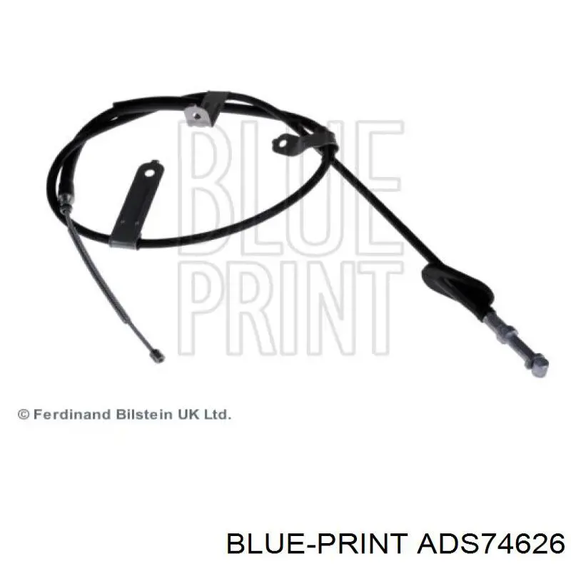ADS74626 Blue Print cable de freno de mano trasero izquierdo