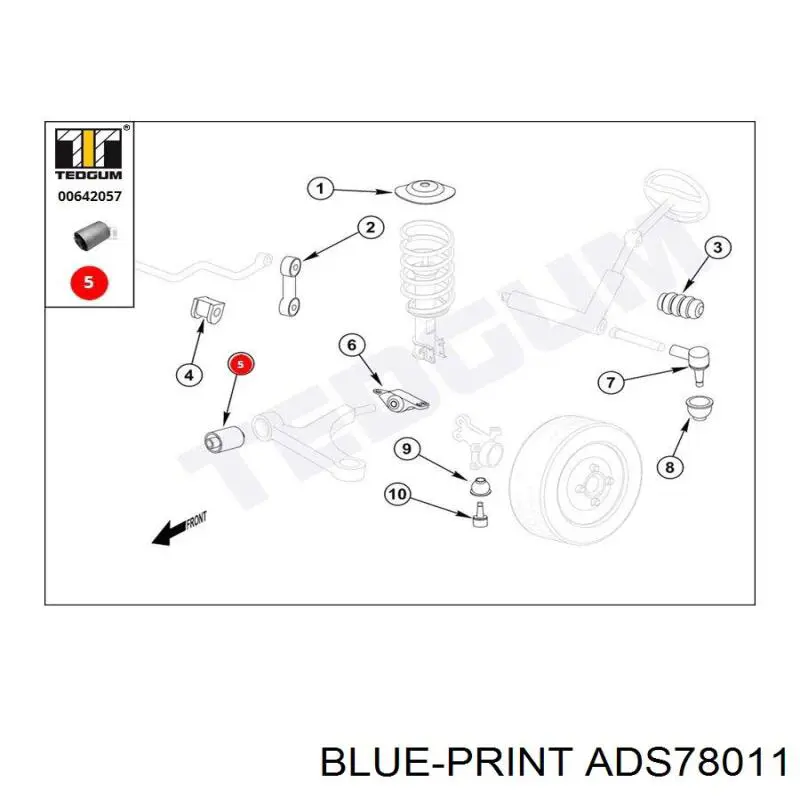 Comprar TD1679W Delphi Silentblock