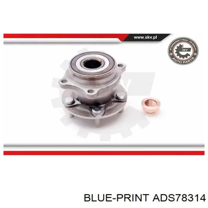 Cubo de rueda trasero T490348 STC