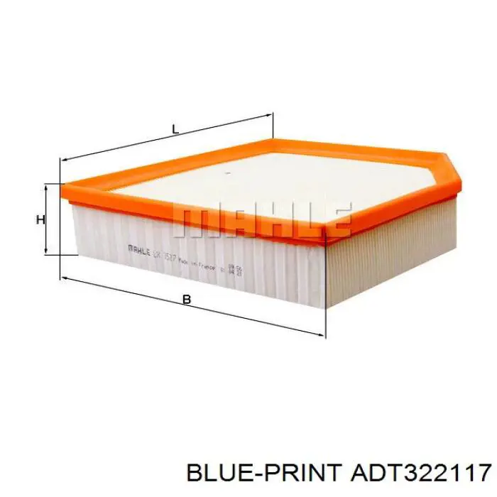 Comprar ADT322117 Blue Print Filtro de aire