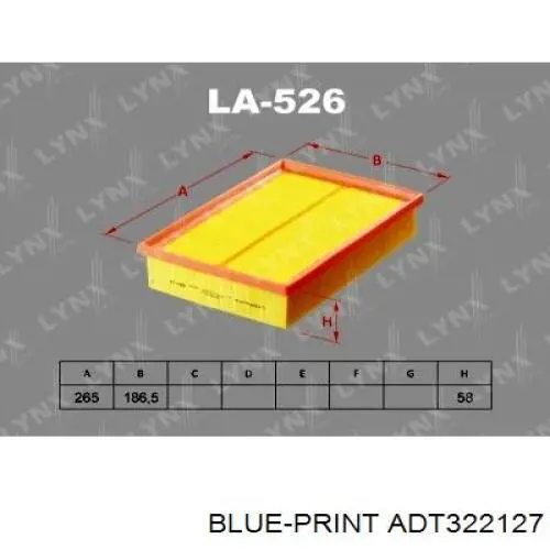 ADT322127 Blue Print filtro de aire