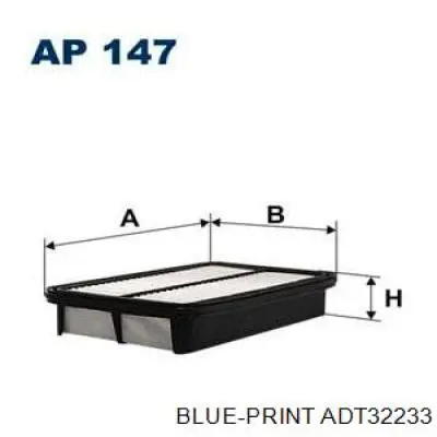 ADT32233 Blue Print filtro de aire