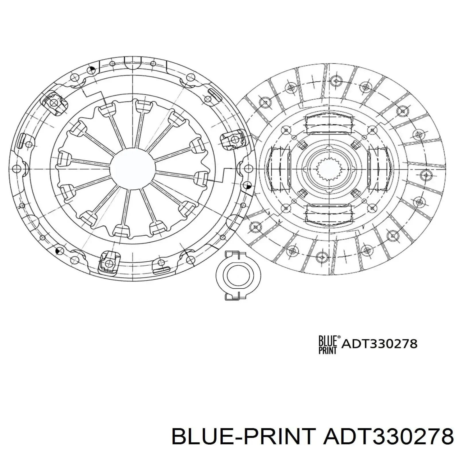 ADT330278 Blue Print embrague