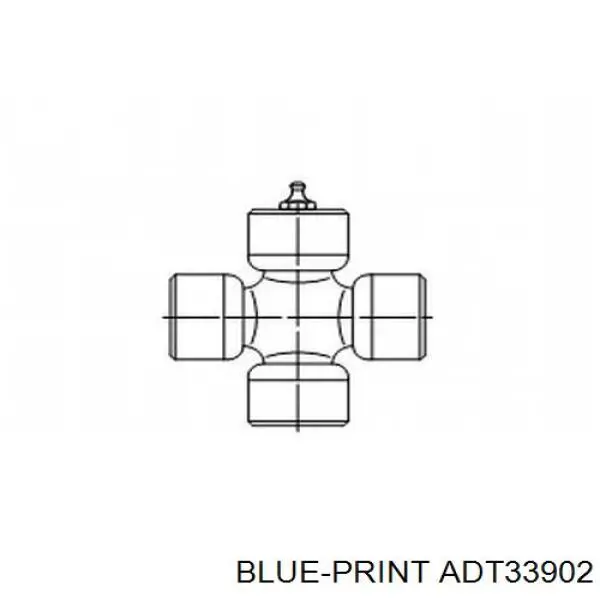 0437122010 Toyota cruceta de árbol de cardán trasero