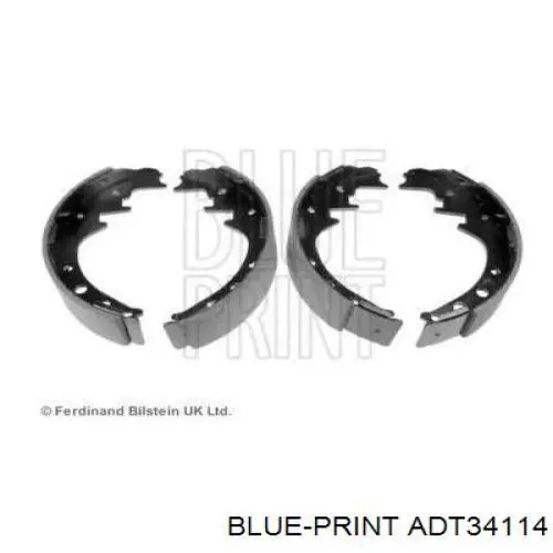 ADT34114 Blue Print zapatas de frenos de tambor traseras